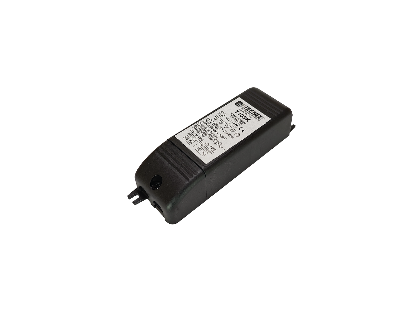 Trasformatore Elettronico dimmerabile Lampade Alogene BT 35-105W IP20 VDE