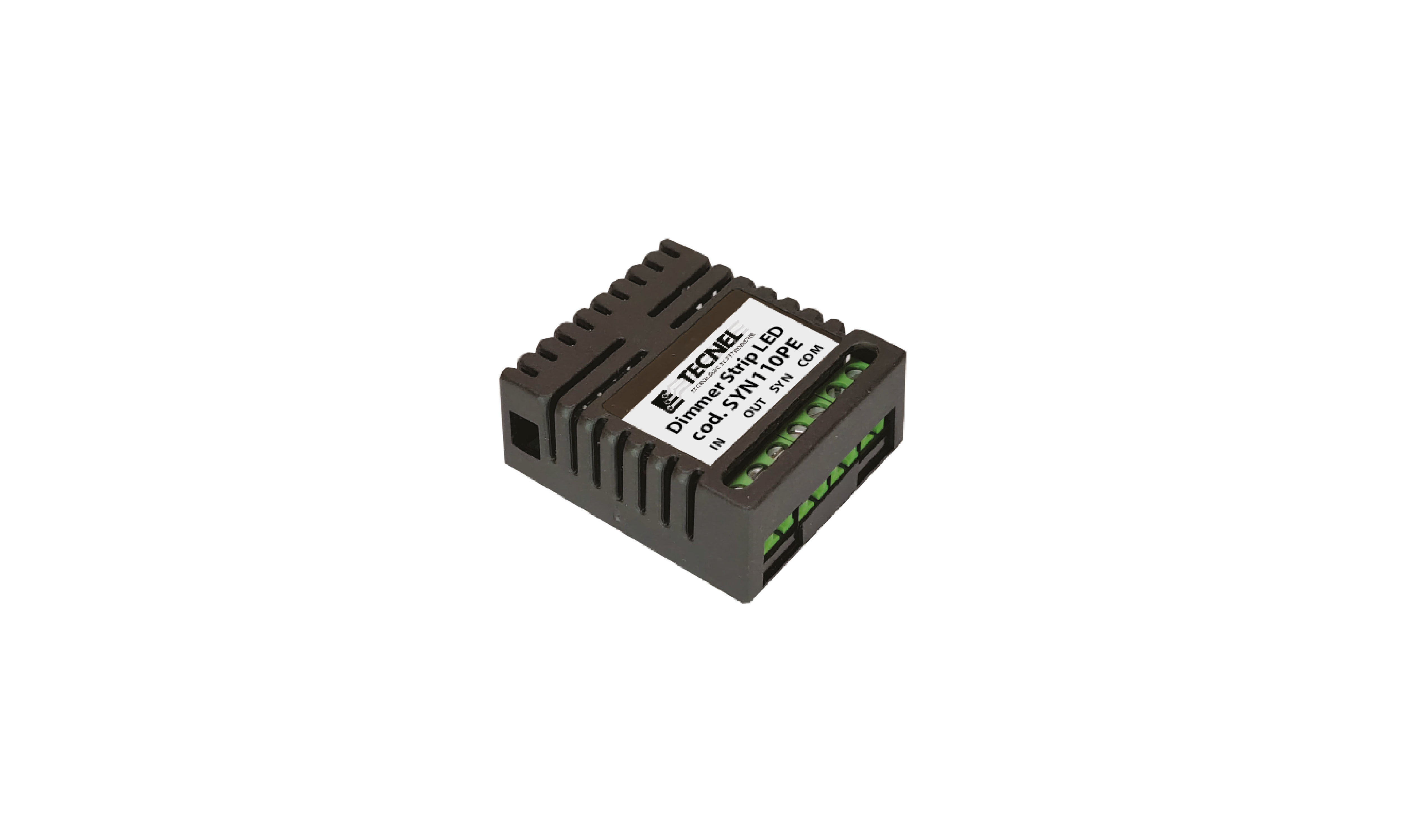 Dimmer SYN Strip LED Monocolore 12-24-36-48Vcc SYN110PE multicomando  con memoria di Stato 